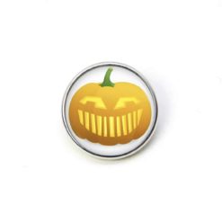 Druckknopf / Ohrstecker / Ohrhänger lustiger Halloween Kürbis Druckknopf / Ohrstecker / Ohrhänger lustiger Halloween Kürbis