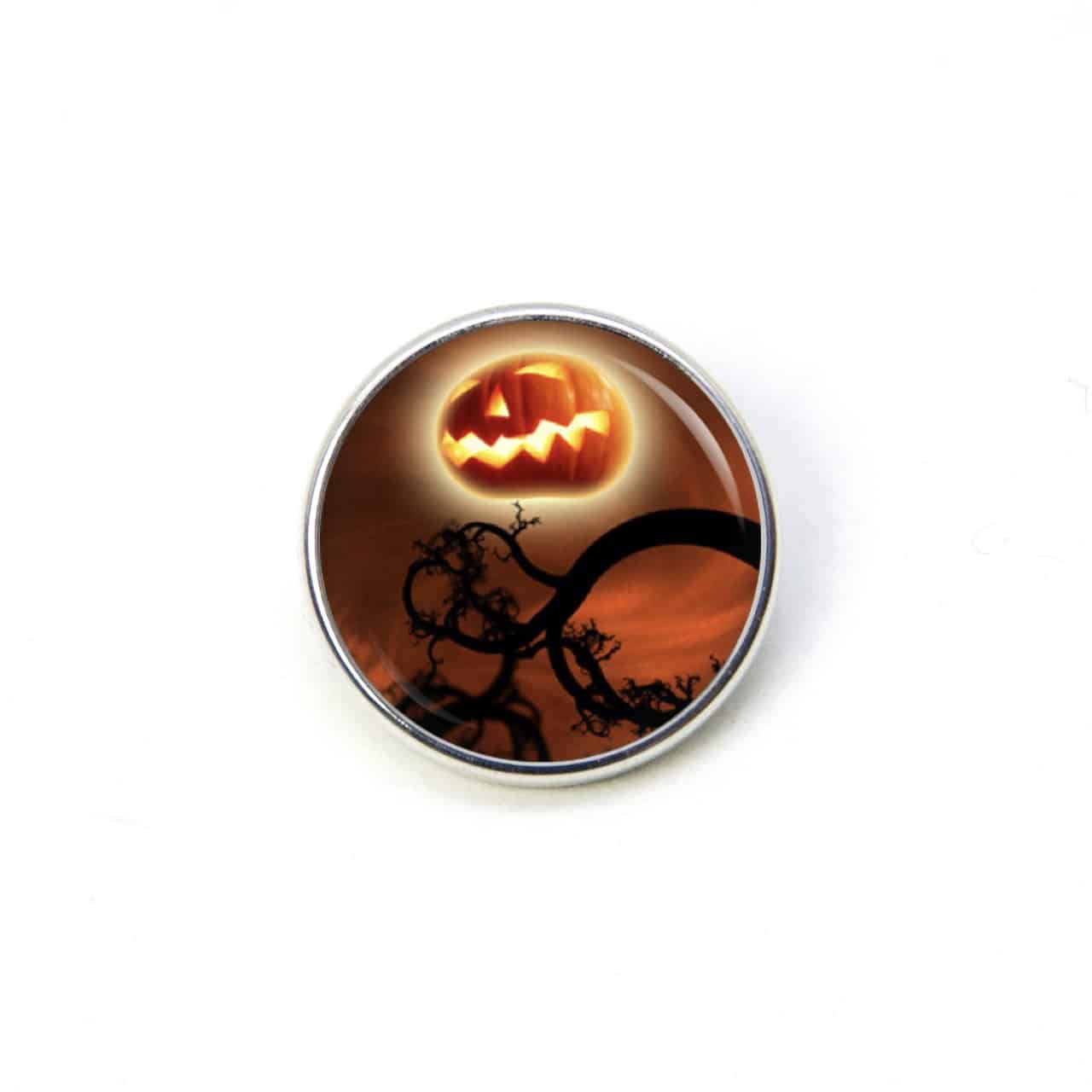 Druckknopf Ohrstecker Ohrhänger Halloween fliegender Kürbis Druckknopf Ohrstecker Ohrhänger Halloween fliegender Kürbis