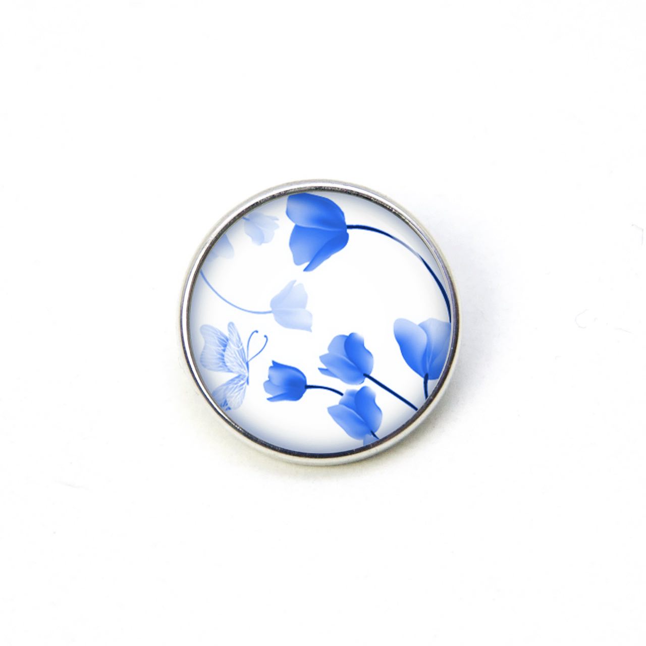 Ohrstecker, Ohrhänger, Clipse & Druckknopf – Motiv Wunderschöne blauen Tulpen – Schmuck aus Edelstahl Ohrstecker, Ohrhänger, Clipse & Druckknopf – Motiv Wunderschöne blauen Tulpen – Schmuck aus Edelstahl