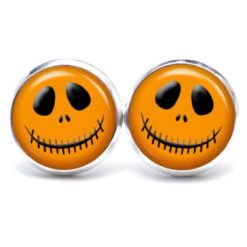 Druckknopf Ohrstecker Ohrhänger lustiges Halloween Gesicht Druckknopf Ohrstecker Ohrhänger lustiges Halloween Gesicht