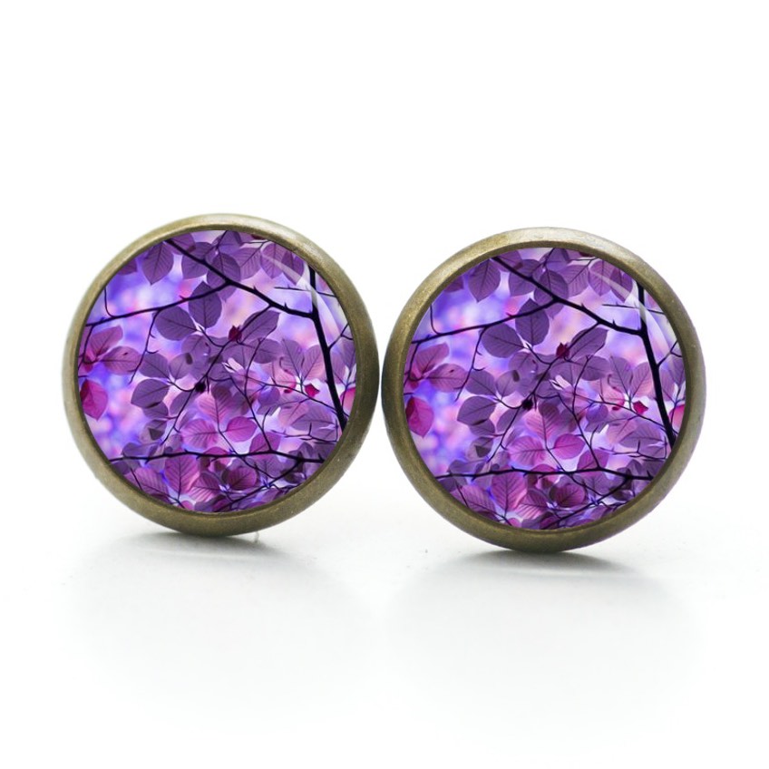Violette Herbst Blätter Ohrringe aus Edelstahl – romantisches Natur Motiv – Just Trisha Violette Herbst Blätter Ohrringe aus Edelstahl – romantisches Natur Motiv - Just Trisha