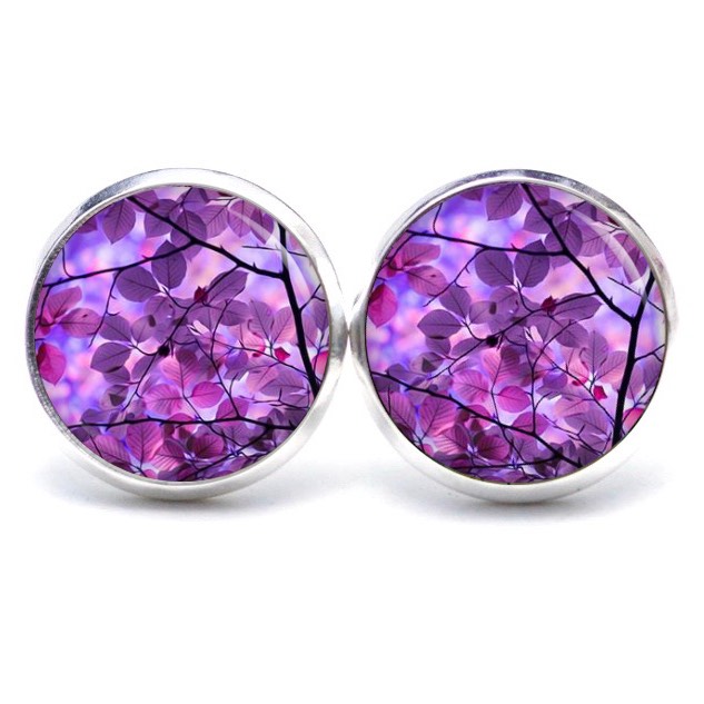 Violette Herbst Blätter Ohrringe aus Edelstahl – romantisches Natur Motiv – Just Trisha Violette Herbst Blätter Ohrringe aus Edelstahl – romantisches Natur Motiv - Just Trisha