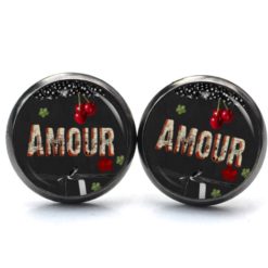 Ohrstecker, Ohrhänger, Clipse & Druckknopf – Motiv Rockabilly Amour Kirschen – Schmuck aus Edelstahl Ohrstecker, Ohrhänger, Clipse & Druckknopf - Motiv Rockabilly Amour Kirschen - Schmuck aus Edelstahl