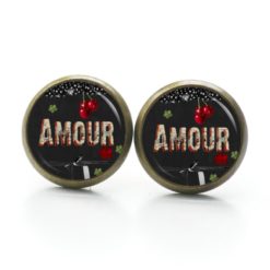 Ohrstecker, Ohrhänger, Clipse & Druckknopf – Motiv Rockabilly Amour Kirschen – Schmuck aus Edelstahl Ohrstecker, Ohrhänger, Clipse & Druckknopf - Motiv Rockabilly Amour Kirschen - Schmuck aus Edelstahl