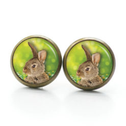Ohrstecker, Ohrhänger, Clipse & Druckknopf – Motiv Osterhase Ostern brauner Hase – Schmuck aus Edelstahl Ohrstecker, Ohrhänger, Clipse & Druckknopf – Motiv Osterhase Ostern brauner Hase – Schmuck aus Edelstahl