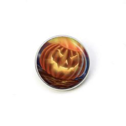 Druckknopf Ohrstecker Ohrhänger Clipse Halloween böser Kürbis