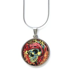 Ohrstecker, Ohrhänger, Clipse & Druckknopf – Motiv Piraten Totenkopf – Schmuck aus Edelstahl Ohrstecker, Ohrhänger, Clipse & Druckknopf – Motiv Piraten Totenkopf – Schmuck aus Edelstahl