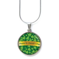 Ohrstecker, Ohrhänger, Clipse & Druckknopf – Motiv Kleeblatt grün mit St Patricks Day Schleife – Schmuck aus Edelstahl Ohrstecker, Ohrhänger, Clipse & Druckknopf – Motiv Kleeblatt grün mit St Patricks Day Schleife – Schmuck aus Edelstahl