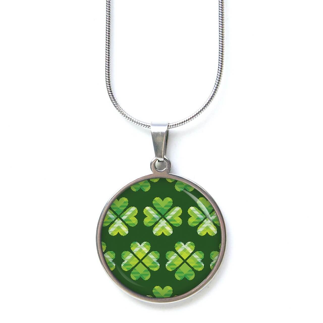 Ohrstecker, Ohrhänger, Clipse & Druckknopf – Motiv kariertes Kleeblatt grün St Patricks Day – Schmuck aus Edelstahl Ohrstecker, Ohrhänger, Clipse & Druckknopf – Motiv kariertes Kleeblatt grün St Patricks Day – Schmuck aus Edelstahl