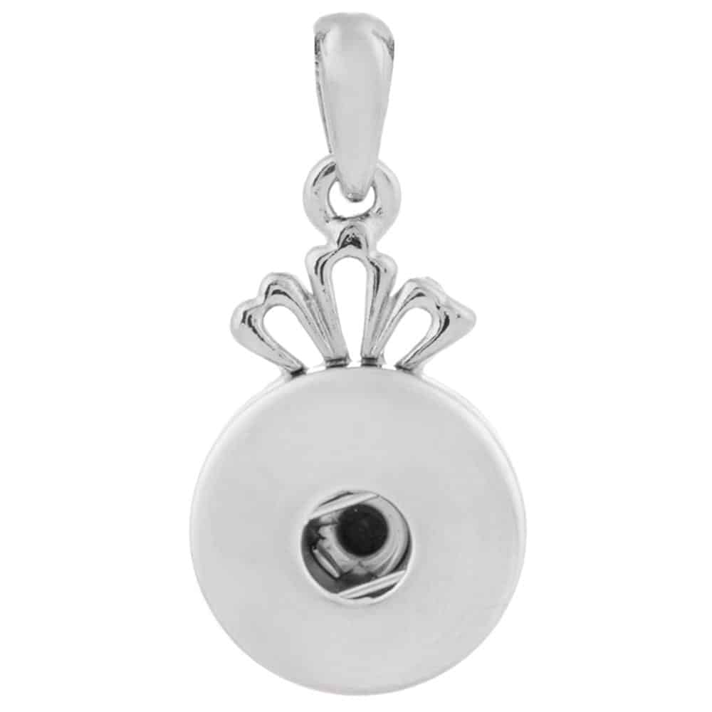 Großer Druckknopf Anhänger mit Krone für 16mm Druckknopf Großer Druckknopf Anhänger mit Krone für 16mm Druckknopf