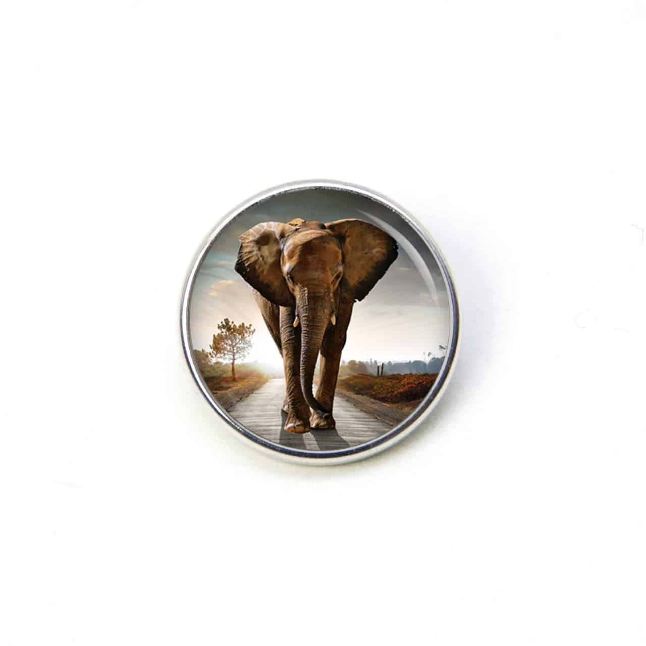 Druckknopf Ohrstecker Ohrhänger clipse großer Elefant Druckknopf Ohrstecker Ohrhänger clipse großer Elefant
