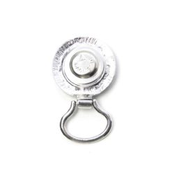 Druckknopf Schlüsselanhänger Leder schwarz für 16mm Druckknopf