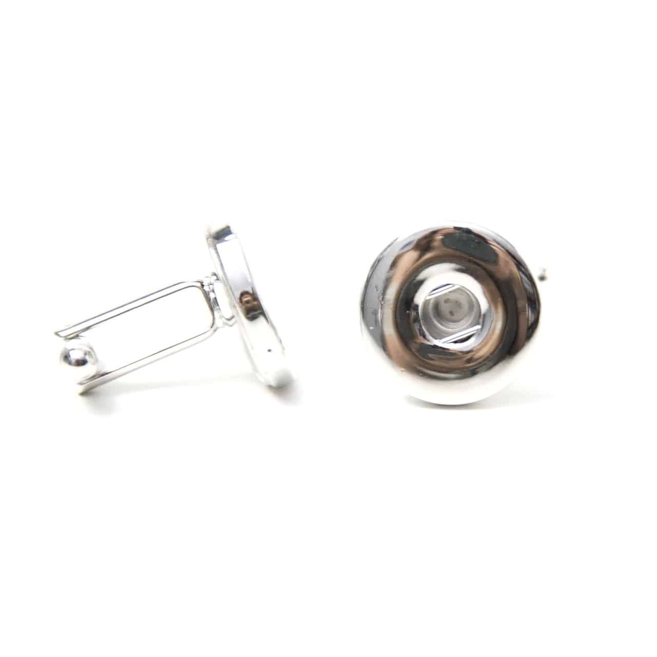 Druckknopf Manschettenknöpfe für 16mm Druckknöpfe – 1 Paar Druckknopf Manschettenknöpfe für 16mm Druckknöpfe - 1 Paar
