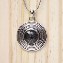 Druckknopf handbemalt in schwarz mit silber Glitzer für Druckknopfschmuck Druckknopf handbemalt in schwarz mit silber Glitzer für Druckknopfschmuck