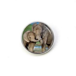 Ohrstecker, Ohrhänger, Clipse & Druckknopf – Motiv Elefant mit Baby Elefant – Schmuck aus Edelstahl Ohrstecker, Ohrhänger, Clipse & Druckknopf – Motiv Elefant mit Baby Elefant – Schmuck aus Edelstahl