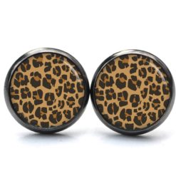 Ohrstecker, Ohrhänger, Clipse & Druckknopf – Motiv Leopard – Schmuck aus Edelstahl Ohrstecker, Ohrhänger, Clipse & Druckknopf - Motiv Leopard - Schmuck aus Edelstahl