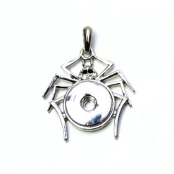 Druckknopf Set Anhänger Halloween Spinne mit Kette und Ohrringe - Farbwahl