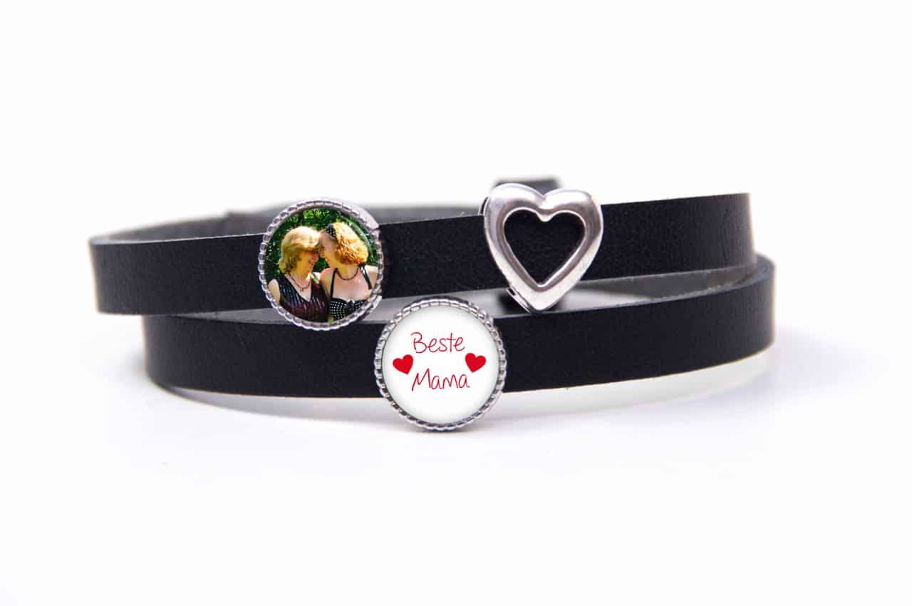 Personalisiertes Lederarmband Beste Mama mit Foto und Herz – personalisiert – Just Trisha Personalisiertes Lederarmband Beste Mama mit Foto und Herz - personalisiert - Just Trisha