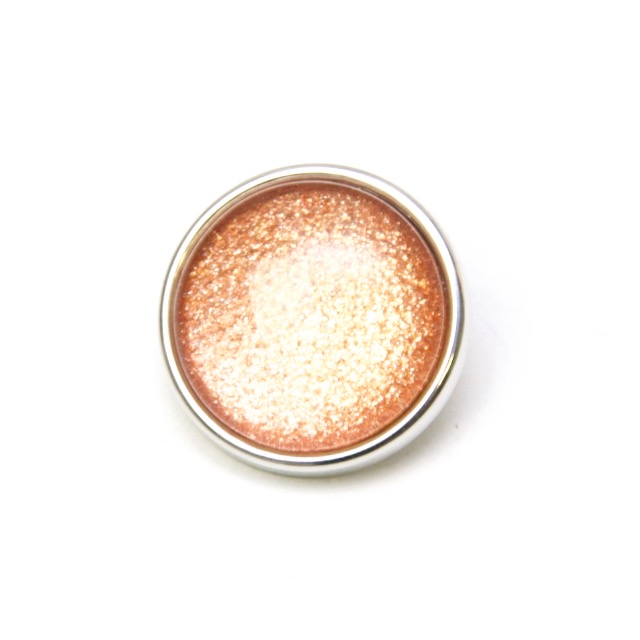 Druckknopf handbemalt gold braun glitzernd für Druckknopfschmuck Druckknopf handbemalt dunkel violett schimmernd für Druckknopfschmuck