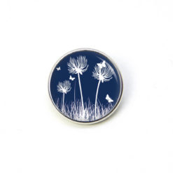 Ohrstecker, Ohrhänger, Clipse & Druckknopf – Motiv Pusteblume Nachtblau – Schmuck aus Edelstahl Ohrstecker, Ohrhänger, Clipse & Druckknopf – Motiv Pusteblume Nachtblau – Schmuck aus Edelstahl