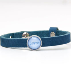 Personalisiertes Lederarmband mit 1 Wunsch Namen - Geschenkidee - Just Trisha