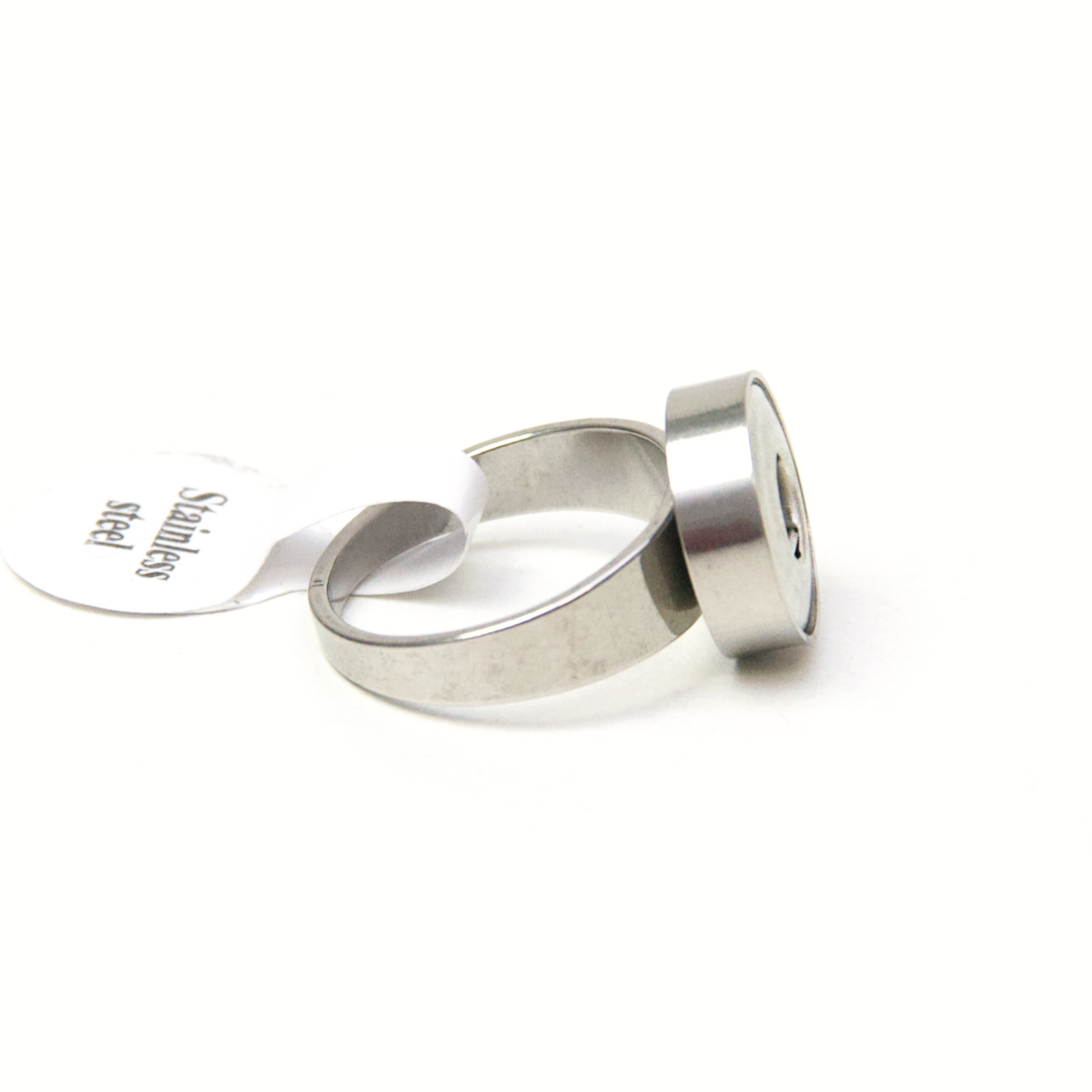 Eleganter Edelstahl Druckknopf Ring für 10mm Druckknopf in verschiedenen Größen Eleganter Edelstahl Druckknopf Ring für 10mm Druckknopf in verschiedenen Größen