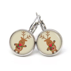 Weihnchtliche Ohrstecker Ohrhänger Clipse Druckknopf Rudolph Elch Reindeer Weihnchtliche Ohrstecker Ohrhänger Clipse Druckknopf Rudolph Elch Reindeer