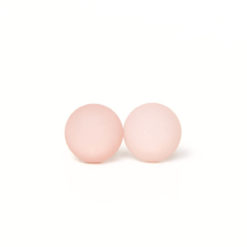 Zart rosa matte Polaris Ohrstecker / Ohrhänger / Ohrclips Zart rosa matte Polaris Ohrstecker / Ohrhänger / Ohrclips