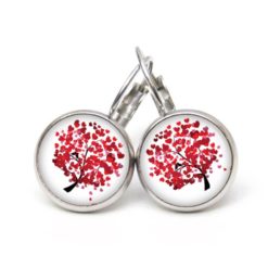 Ohrstecker, Ohrhänger, Clipse & Druckknopf – Motiv Lebensbaum mit Herzen – Schmuck aus Edelstahl Ohrstecker, Ohrhänger, Clipse & Druckknopf - Motiv Lebensbaum mit Herzen - Schmuck aus Edelstahl