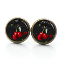 Ohrstecker, Ohrhänger, Clipse & Druckknopf – Motiv Rockabilly Kirschen – Schmuck aus Edelstahl Ohrstecker, Ohrhänger, Clipse & Druckknopf - Motiv Rockabilly Kirschen - Schmuck aus Edelstahl