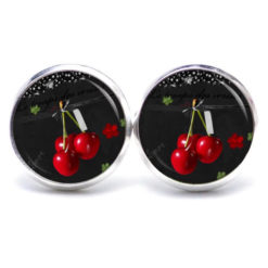 Ohrstecker, Ohrhänger, Clipse & Druckknopf – Motiv Rockabilly Kirschen – Schmuck aus Edelstahl Ohrstecker, Ohrhänger, Clipse & Druckknopf - Motiv Rockabilly Kirschen - Schmuck aus Edelstahl