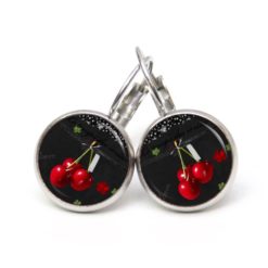 Ohrstecker, Ohrhänger, Clipse & Druckknopf – Motiv Rockabilly Kirschen – Schmuck aus Edelstahl Ohrstecker, Ohrhänger, Clipse & Druckknopf - Motiv Rockabilly Kirschen - Schmuck aus Edelstahl