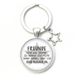 Schlüsselanhänger Freundschaft – Freunde sind immer da Schlüsselanhänger Freundschaft - Freunde sind immer da