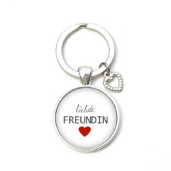 Schlüsselanhänger liebste Freundin beste Freundin – Herz Lieblingsmensch Schlüsselanhänger liebste Freundin beste Freundin - Herz Lieblingsmensch