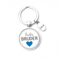 Schlüsselanhänger bester Bruder liebster Bruder - Herz Lieblingsmensch