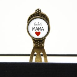 Lesezeichen Klammer liebste Mama mit Herz – Geschenk zum Muttertag Lesezeichen Klammer liebste Mama mit Herz - Geschenk zum Muttertag