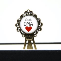 Lesezeichen Klammer beste Oma mit Herz – Geschenk zum Muttertag Lesezeichen Klammer beste Oma mit Herz - Geschenk zum Muttertag