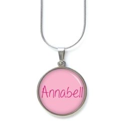 Kette mit Namen personalisiert – Farbwahl – Materialwahl Kette mit Namen personalisiert - Farbwahl - Materialwahl