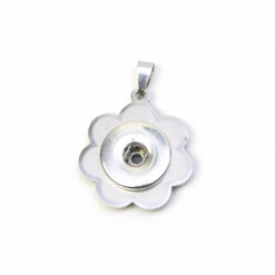 Edelstahl Blumen Druckknopf Anhänger für 16mm Druckknopf Edelstahl Blumen Druckknopf Anhänger für 16mm Druckknopf