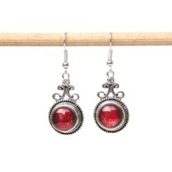 Druckknopf Ohrhänger verziert mit Strass für 10mm Mini Druckknopf – Edelstahl Druckknopf Ohrhänger verziert mit Strass für 10mm Mini Druckknopf - Edelstahl