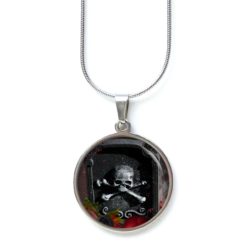 Totenkopf Kette aus Edelstahl – Gothic Schmuck