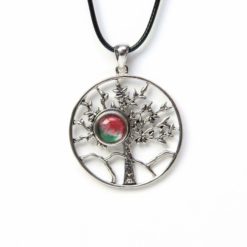 Kette mit Lebensbaum Baum Anhänger für 10mm Druckknopf Kette mit Lebensbaum Baum Anhänger für 10mm Druckknopf
