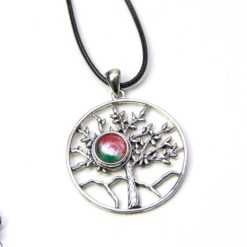 Kette mit Lebensbaum Baum Anhänger für 10mm Druckknopf Kette mit Lebensbaum Baum Anhänger für 10mm Druckknopf