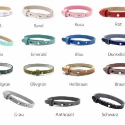 Lederarmband personalisiert mit deinem Foto und Herz - Geschenkidee - Just Trisha