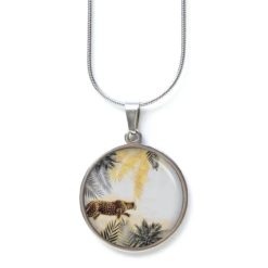 Ohrstecker, Ohrhänger, Clipse & Druckknopf – Motiv Leopard Leoparden Muster Dschungel Blätter – Schmuck aus Edelstahl Ohrstecker, Ohrhänger, Clipse & Druckknopf – Motiv Leopard Leoparden Muster Dschungel Blätter – Schmuck aus Edelstahl