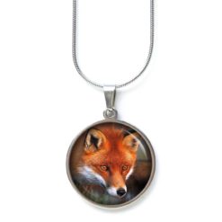 Druckknopf Ohrstecker Ohrhänger Clipse roter Fuchs Druckknopf Ohrstecker Ohrhänger Clipse roter Fuchs