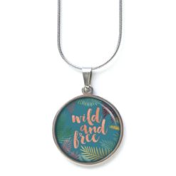 Ohrstecker, Ohrhänger, Clipse & Druckknopf – Motiv Wild and Free – Türkis pink – Schmuck aus Edelstahl Ohrstecker, Ohrhänger, Clipse & Druckknopf – Motiv Wild and Free - Türkis pink – Schmuck aus Edelstahl
