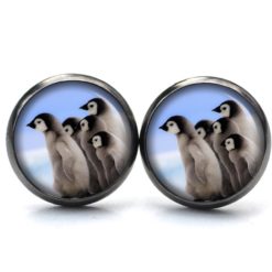 Ohrstecker, Ohrhänger, Clipse & Druckknopf – Motiv Clipse Baby Pinguin Pinguine – Schmuck aus Edelstahl Ohrstecker, Ohrhänger, Clipse & Druckknopf – Motiv Clipse Baby Pinguin Pinguine – Schmuck aus Edelstahl