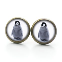 Ohrstecker, Ohrhänger, Clipse & Druckknopf – Motiv Clipse Baby Pinguin – Schmuck aus Edelstahl Ohrstecker, Ohrhänger, Clipse & Druckknopf – Motiv Clipse Baby Pinguin – Schmuck aus Edelstahl