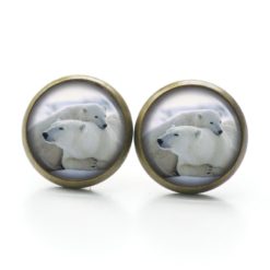 Ohrstecker, Ohrhänger, Clipse & Druckknopf – Motiv Clipse Eisbär Eisbären – Schmuck aus Edelstahl Ohrstecker, Ohrhänger, Clipse & Druckknopf – Motiv Clipse Eisbär Eisbären – Schmuck aus Edelstahl